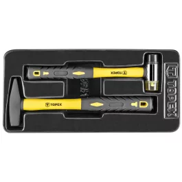   Topex kalapács készlet, műhelykocsitálcával (2db/készlet)