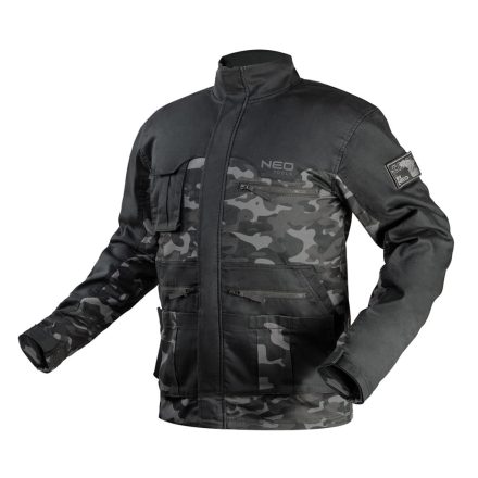 Neo munkavédelmi kabát, terepmintás Cami Urban, 60% pamut, 37% poliészter, 3% elasztán, XXXL
