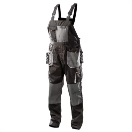   Neo férfi hosszú kantáros munkásnadrág fényvisszaverő csíkokkal, S