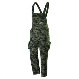 Neo férfi hosszú kantáros munkásnadrág Camo line, XL