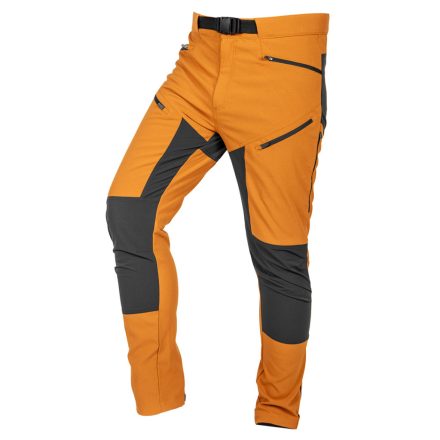Neo munkásnadrág, Outdoor, 4 irányú sztreccs anyag, mustársárga-szürke, XXXL