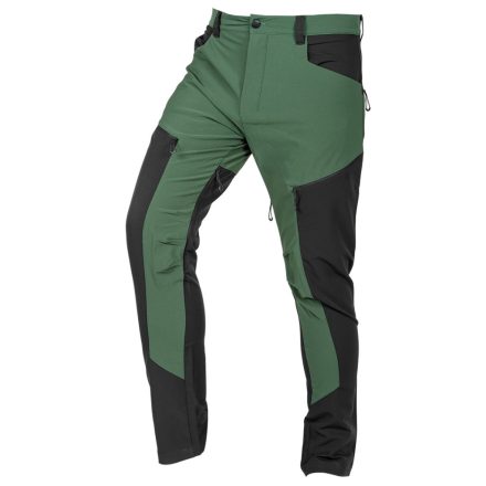 Neo munkásnadrág, Outdoor, 4 irányú sztreccs, zöld-szürke, M