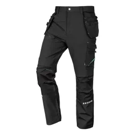   Neo munkásnadrág Mix&Match, 4 irányú sztreccs, 230g/m2, külső csavarzsebek, Cordura megerősítések, fekete, M