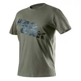  Neo unisex munkás póló, feliratos, környakú, Camo line, S