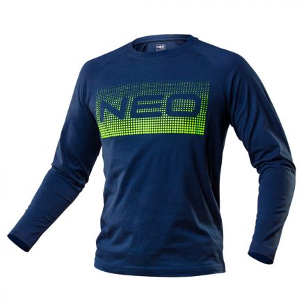 Neo hosszú ujjú munkás póló, Neo feliratos, Premium line, M