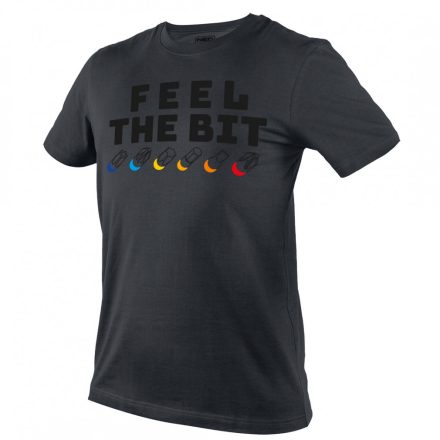 Neo póló, feel the bit, 100% pamut, 180g/m2, L