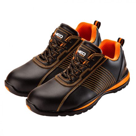 Neo sportos munkavédelmi cipő, bőr, SB SRA, CE, 42