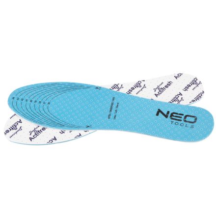 Neo munkavédelmi talpbetét, antibakteriális, szagsemlegesítő, univerzális méret, 36-45