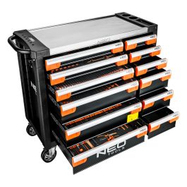   Neo műhelykocsi PRO, 12 fiókos, 358 szerszámmal, szerszámkocsi