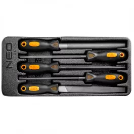 Neo reszelőkészlet műhelykocsitálcával (5db/készlet)