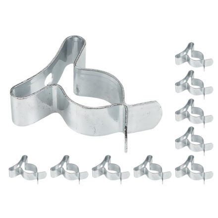 Neo szerszámtartó klipsz, falra szerelhető, horganyzott acél, átmérő 13mm (10db/csomag)