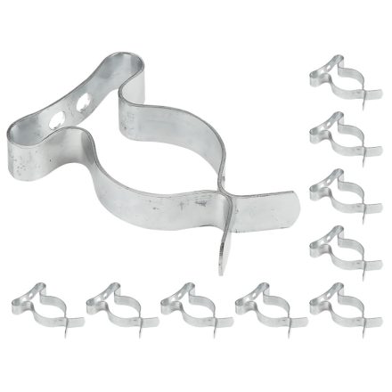 Neo szerszámtartó klipsz, falra szerelhető, horganyzott acél, átmérő 32mm (10db/csomag)