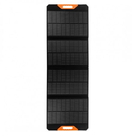 Neo hordozható napelem, napelemes töltő, 140w, 18v-os akku, telefon, laptop töltésre, 2db usb, 1db c csatlakozó