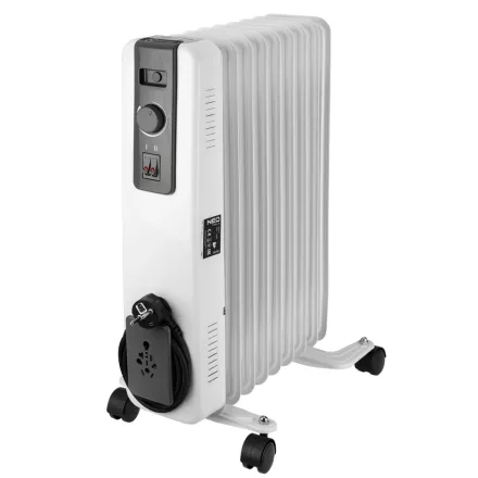 Neo olajradiátor, 9 bordás, 2 fokozatú, 1200/2000W