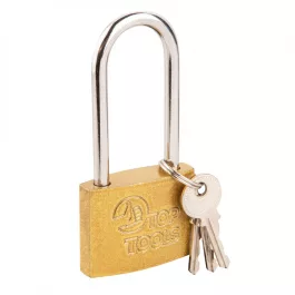   Top Tools lakat 40mm réz hosszú kengyeles 2 kulccsal bliszteren