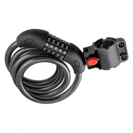   Neo kerékpárzár, számzáras, 120cm, 12mm, vázra rögzíthető