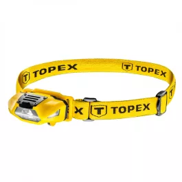 Topex fejlámpa led 70lum, fehér + piros, 1xaa