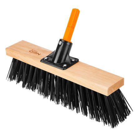 Neo járdaseprű, 300mm, 6 soros, műanyag-fa, Neo Click System