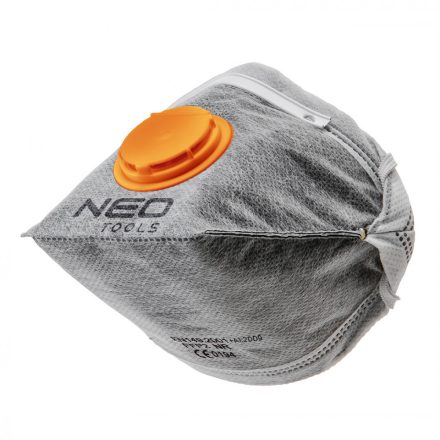 Neo munkavédelmi maszk, aktív szenes szűréssel, szelepes, FFP1 (3db/csomag)