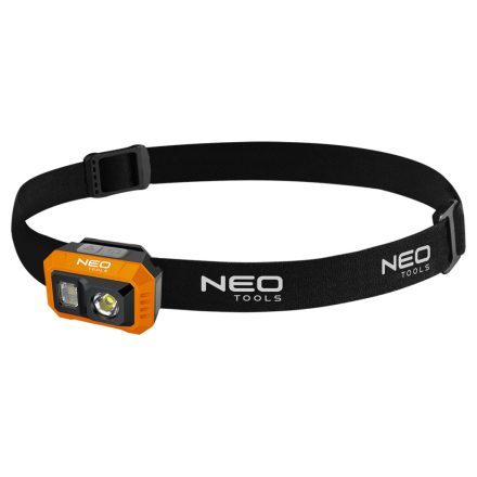 Neo fejlámpák kínálódobozban, tölthető, 500 lum fényerő, COB led