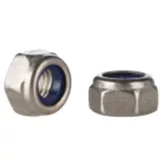 DIN 982 hatlapú magas önzáró anya műanyag betéttel A2,A4